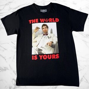 Scarface "The World Is Yours" Graphic T-Shirt Size LG